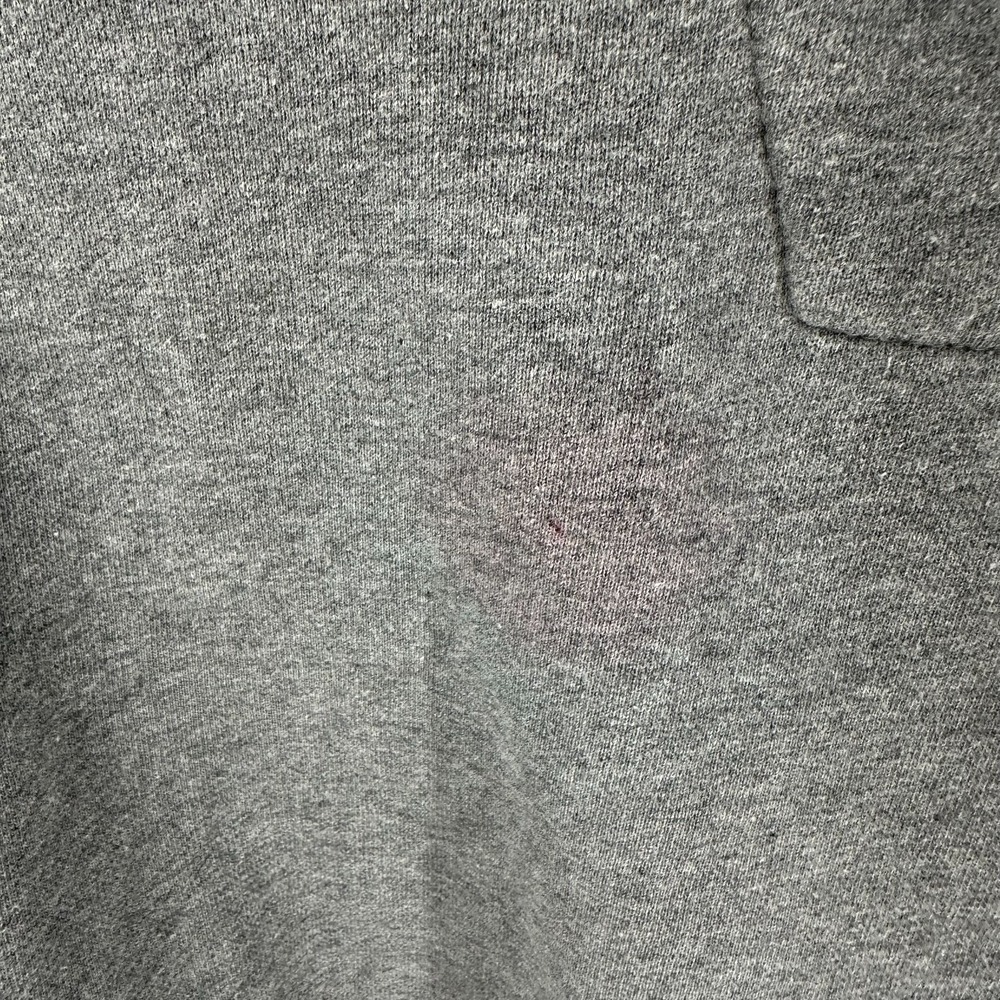CAT Kangaroo Pocket Long Sleeve Spellout Pullover Hoodie Heather Gray Size XL - Picture 6 of 9